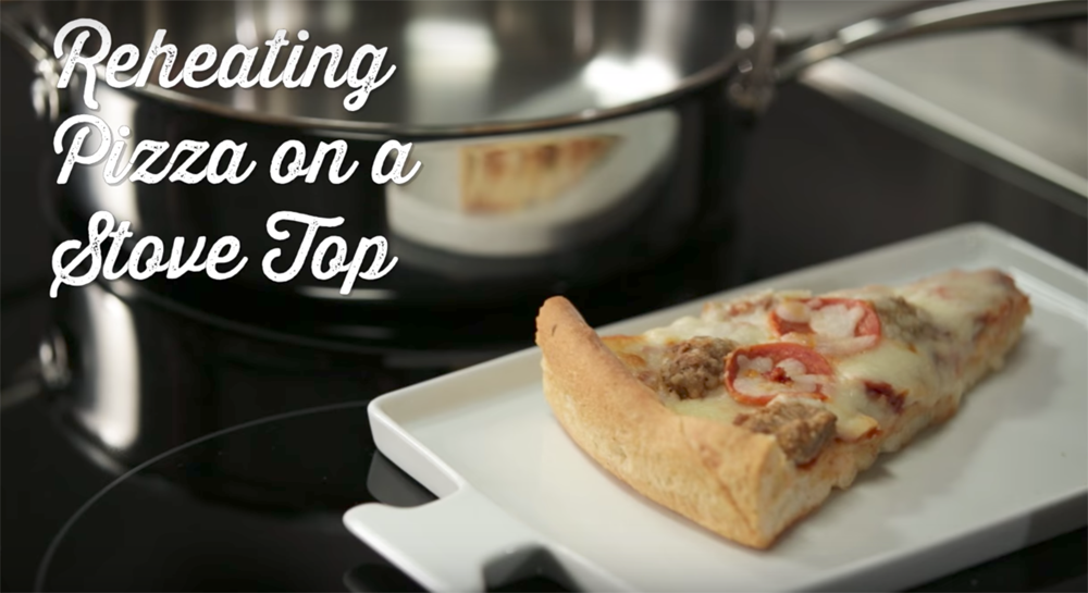 Reheating Pizza in a Skillet